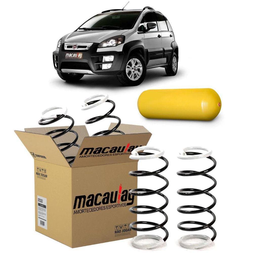 Par De Molas Gnv Traseira Fiat Idea