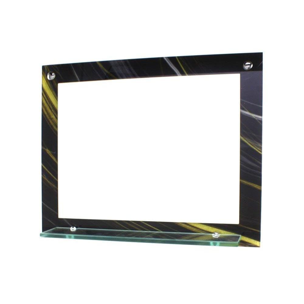 Espelho Banheiro Prateleira 50Cm X 40Cm Mármore Preto