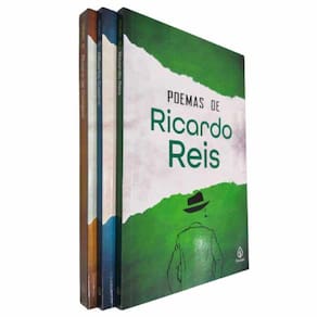 3 Livros Físicos Os Poetas de Fernando Pessoa Alberto Caeiro Álvaro de Campos e Ricardo Reis
