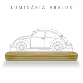 Luminária De Mesa Abajur Rgb Colorida - Fusca