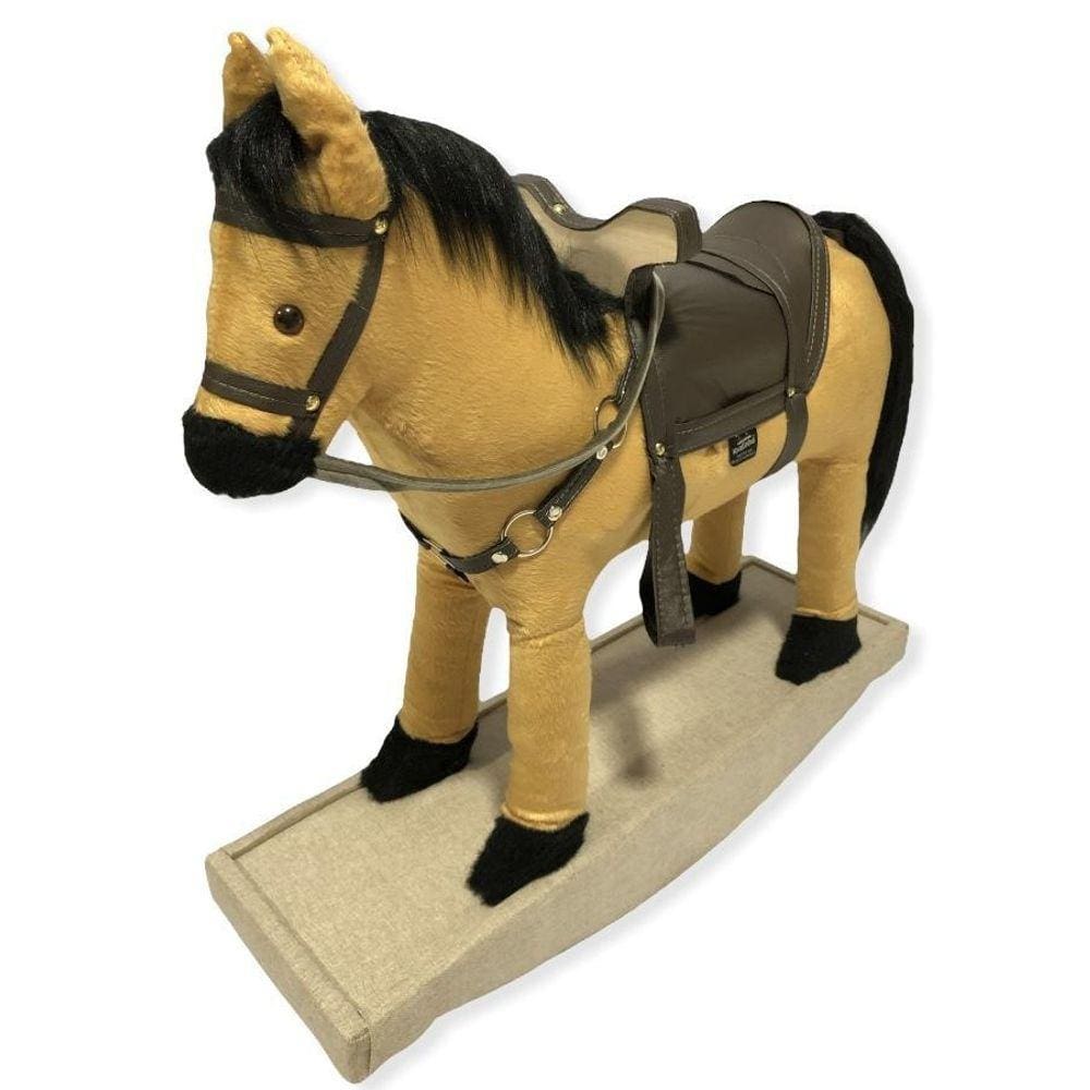 Cavalo Cavalinho Brinquedo Balanco Super Luxo Cabeça Flex