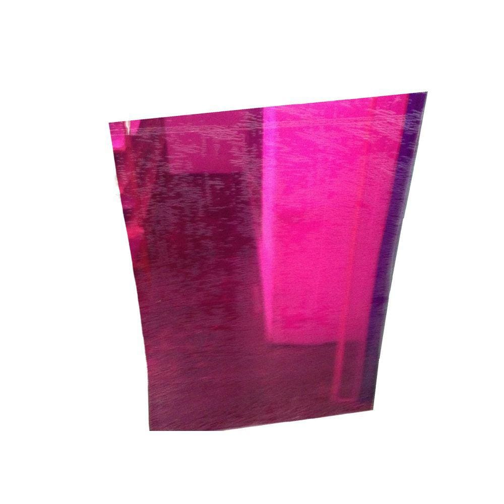 Chapa Acrilica Rosa Transparente 1000 X 500Mm X 3Mm Espess