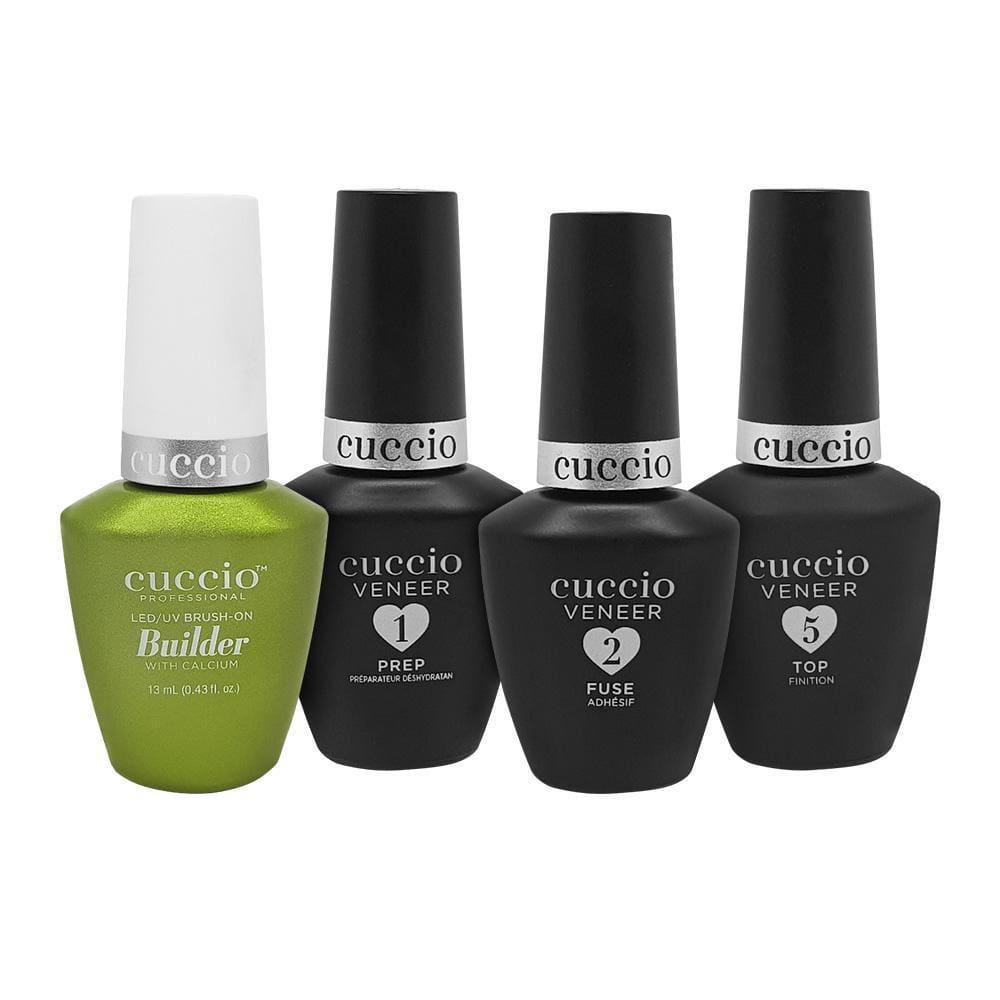Kit Blindagem Cuccio Gel Construtor Builder Com Calcio 4 Un