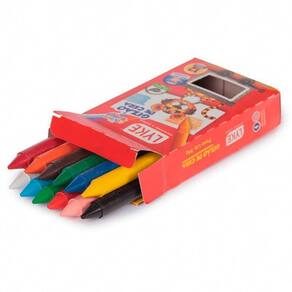 Conjunto 12 Giz De Cera 12 Cores Gizão Lyke