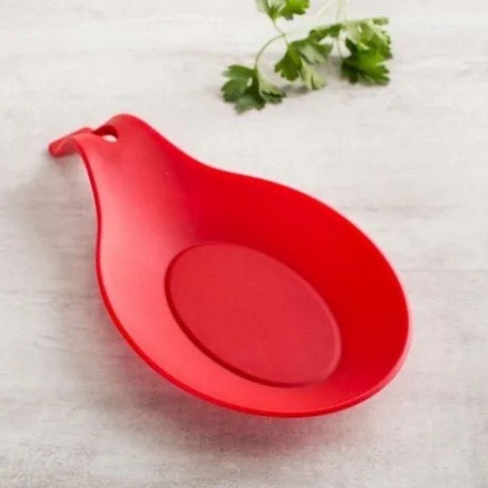 Suporte Descanso De Silicone Para Conchar/Talher/Colher