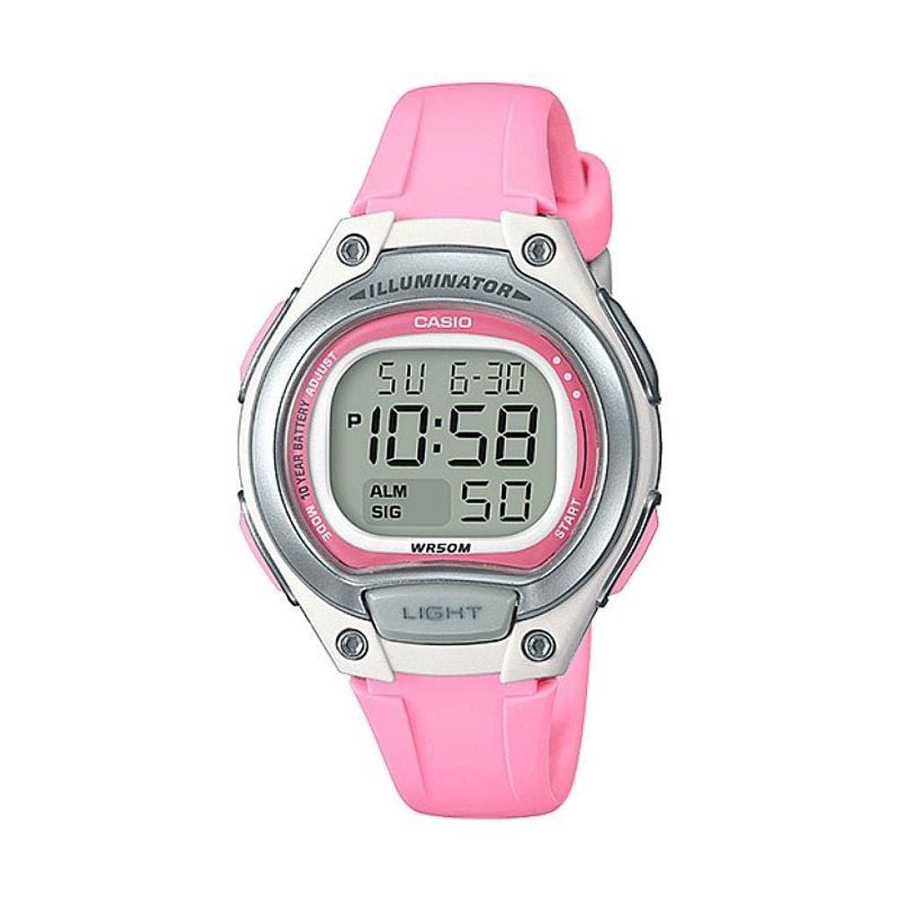 Relógio Feminino Casio Digital Esportivo 50Atm Lw-203-4Avdf