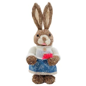 Coelha De Páscoa Decoração Enfeite Coelhinha 31 Cm