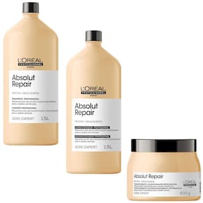 Kit Profissional Loreal Absolut Repair - Shampoo Cond E Másc