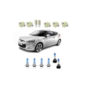 Farol Veloster Completo Kit Led Super Branca