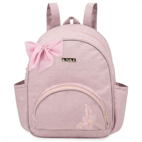 Mochila de Maternidade Hug Floral Rosa