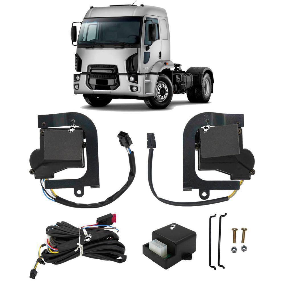 Kit Trava Elétrica Tragial Ford Cargo 24V 2011 2012 2 portas