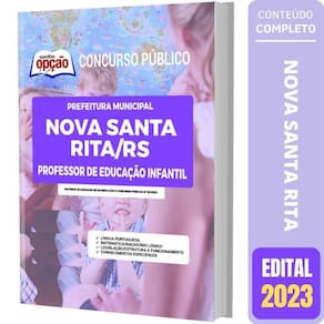 Apostila Nova Santa Rita Rs - Professor Educação Infantil