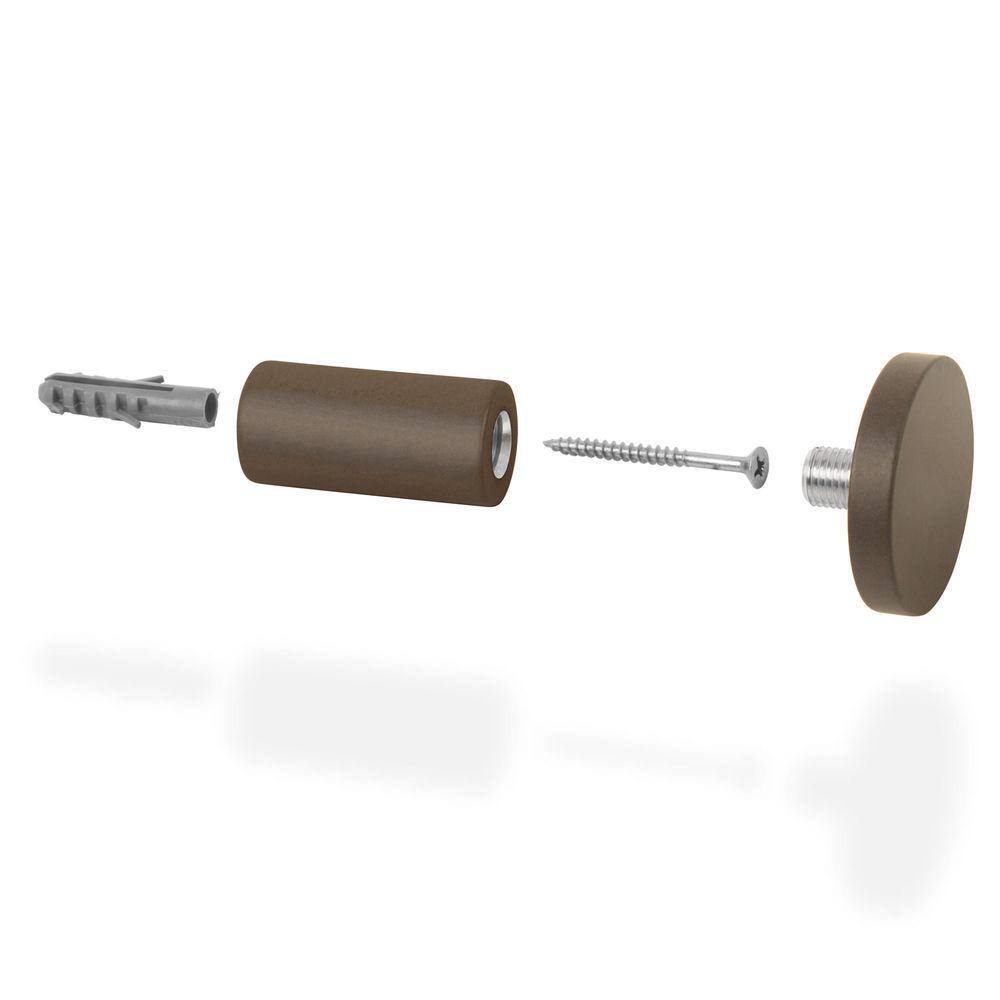 Pendurador Gancho Multiuso Marrom 6 cm
