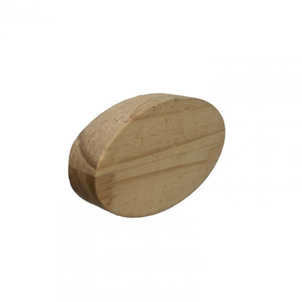 Pendurador Gancho Multiuso Pinus 12x6 cm Oval
