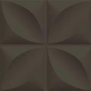 Kit 30 Placas Decorativas 3D Pétalas Preto 50x50 cm