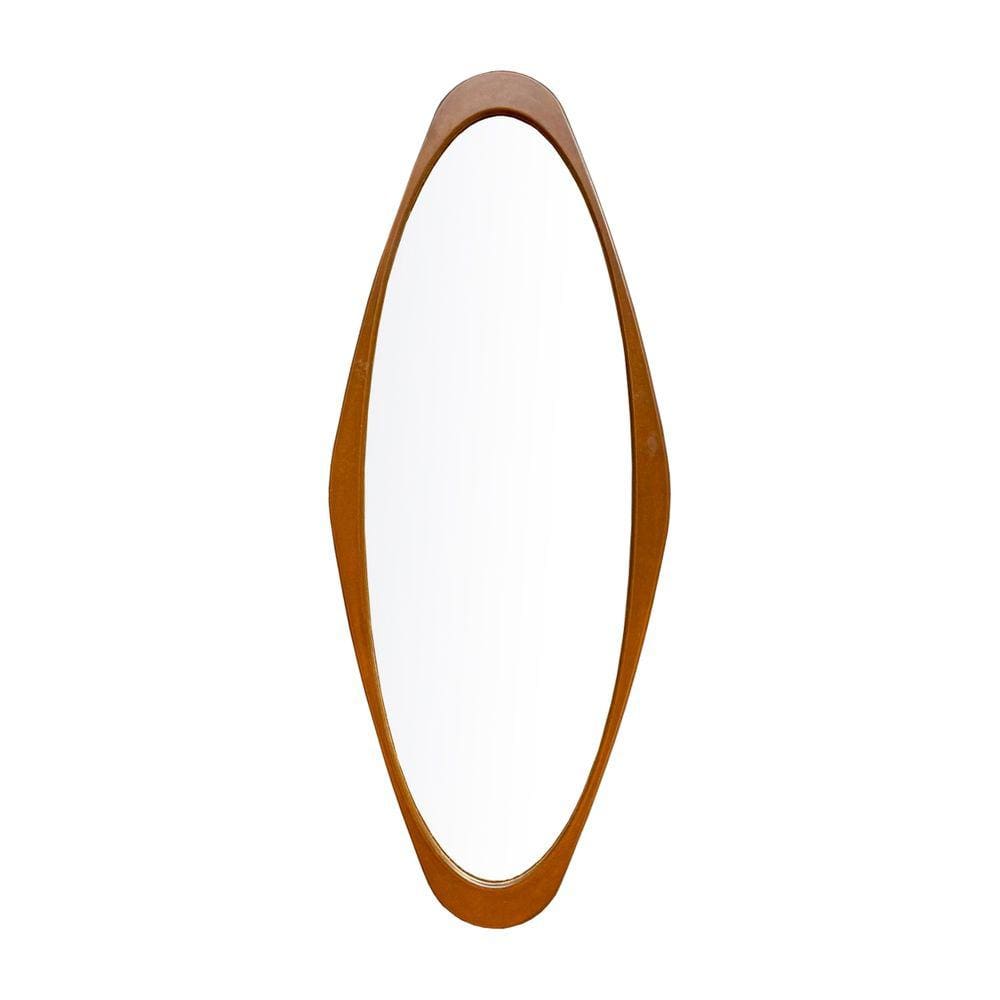 Espelho Emoldurado Antique Freijó 100x40cm