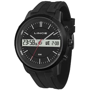 Relógio Lince Masculino Ref: Map4489l P1px Anadigi Black
