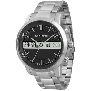 Relógio Lince Masculino Ref: Mam4489l P1sx Anadigi Prateado