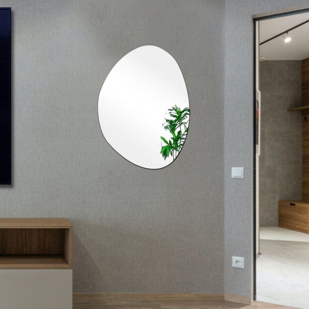 Espelho Decorativo Lapidado 52x38cm Orgânico E2G Design
