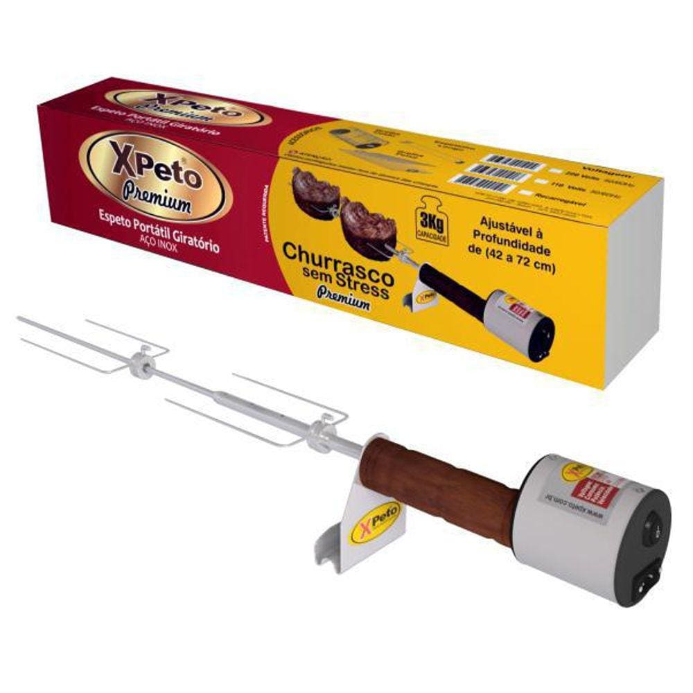 Espeto Giratório Elétrico Xpeto Premium 110V