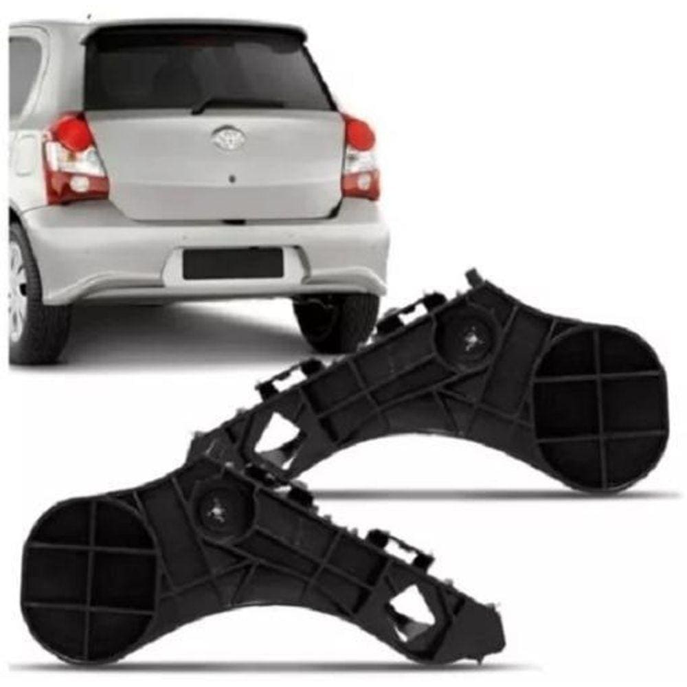 Par Guia Parachoque Traseiro Etios Hatch 2013 14 15 16 2017