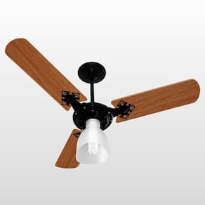 Ventilador de teto Venti delta New Delta Light Preto 383223