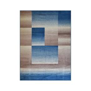Tapete Sala Polo Quadros Scarlatti 2,00X2,50M Azul Claro