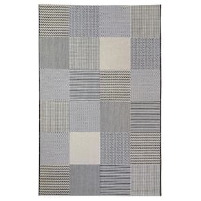 Tapete New Buzios Patchwork Cinza 2X3 M Sisal Sintético 3X2