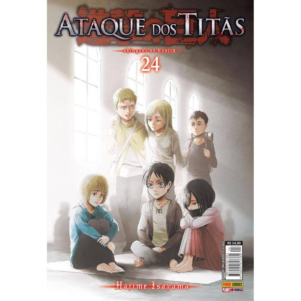 Mangá Ataque Dos Titãs Volume 04 Shingeki No Kyojin Lacrado