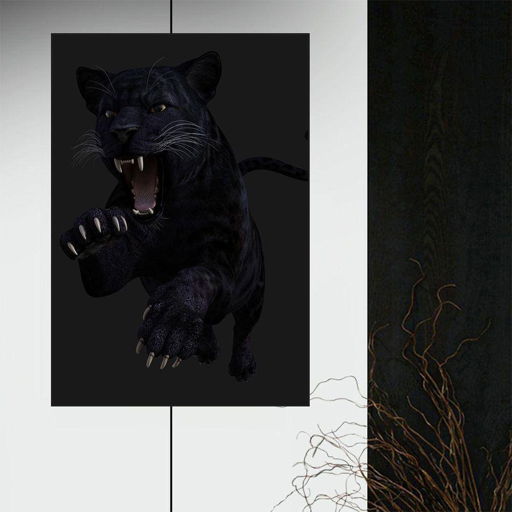 Quadro Canvas Decorativo para Sala Pulo da Pantera 1,00x80