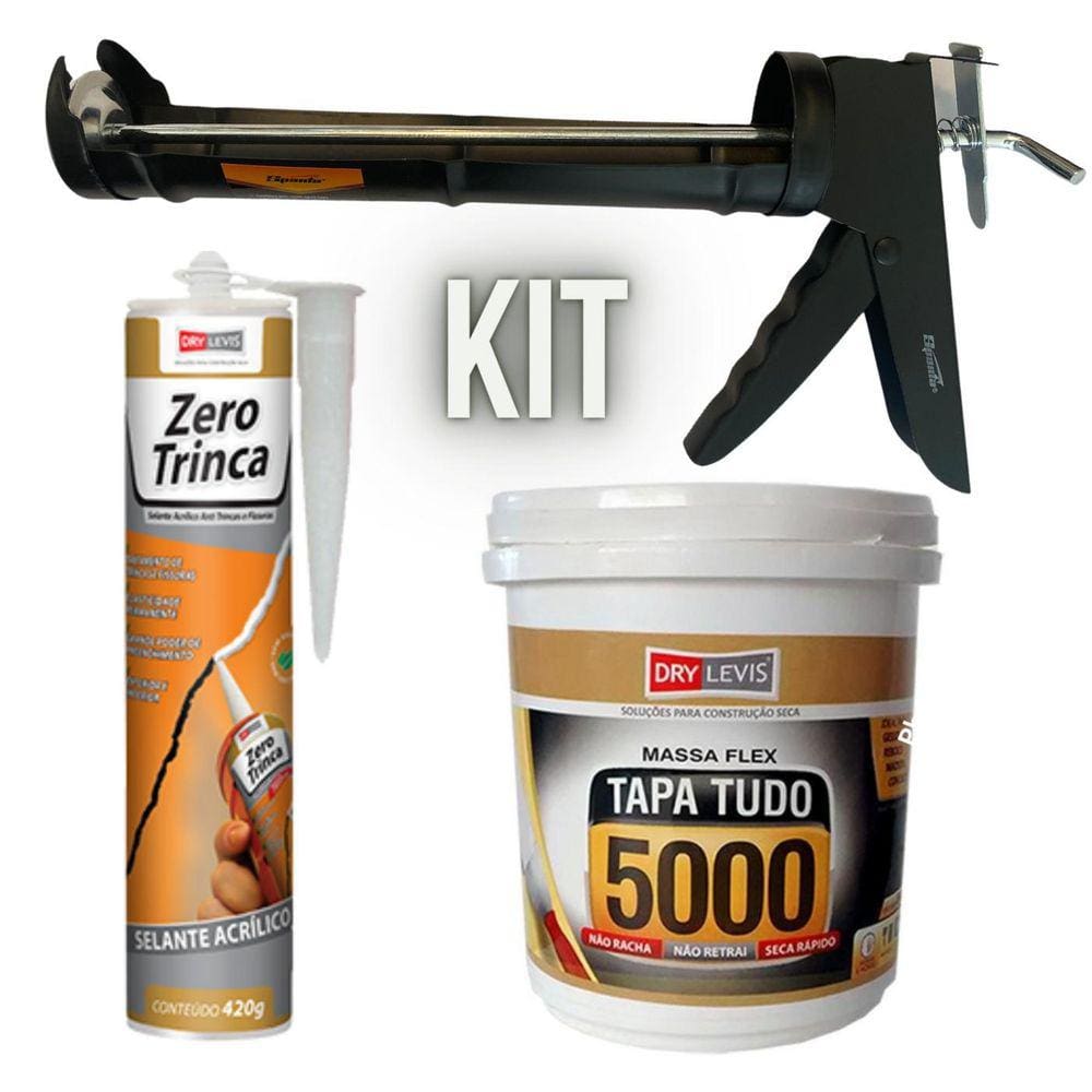 Tapa Tudo 5000 90G + Bisnaga Zerotrinca 420 G+ Aplicador