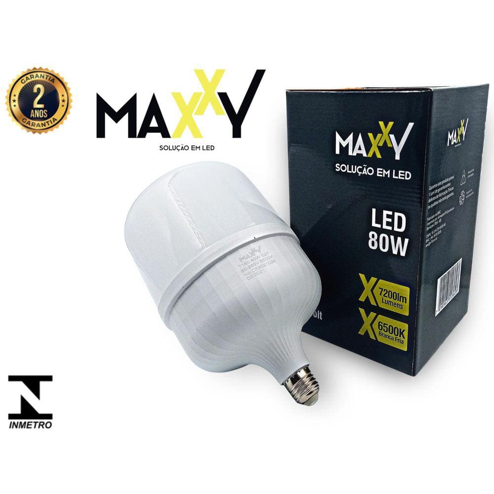 Lâmpada Led Bulbo 80W Frio