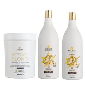 Pó Descolorante Active Blond Blue + Ox 30 E 40 Vol