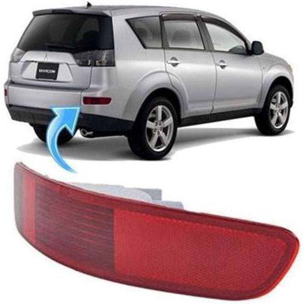 Lanterna Neblina Parachoque Traseiro Outlander 2007 / 2012