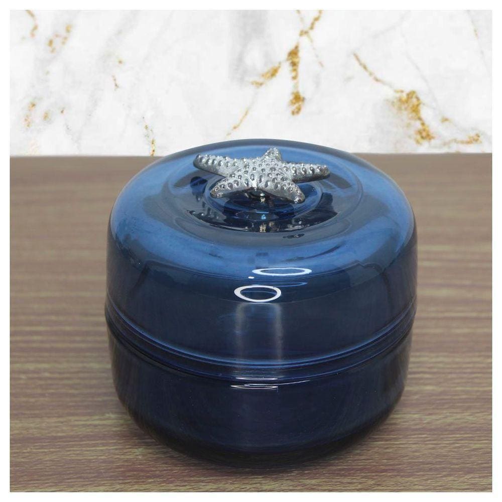 Porta Joias Organizador Bijuteria Vidro 9,5cm