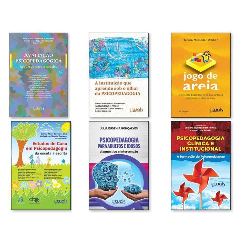 Box Livros Para Trabalhar A Psicopedagogia