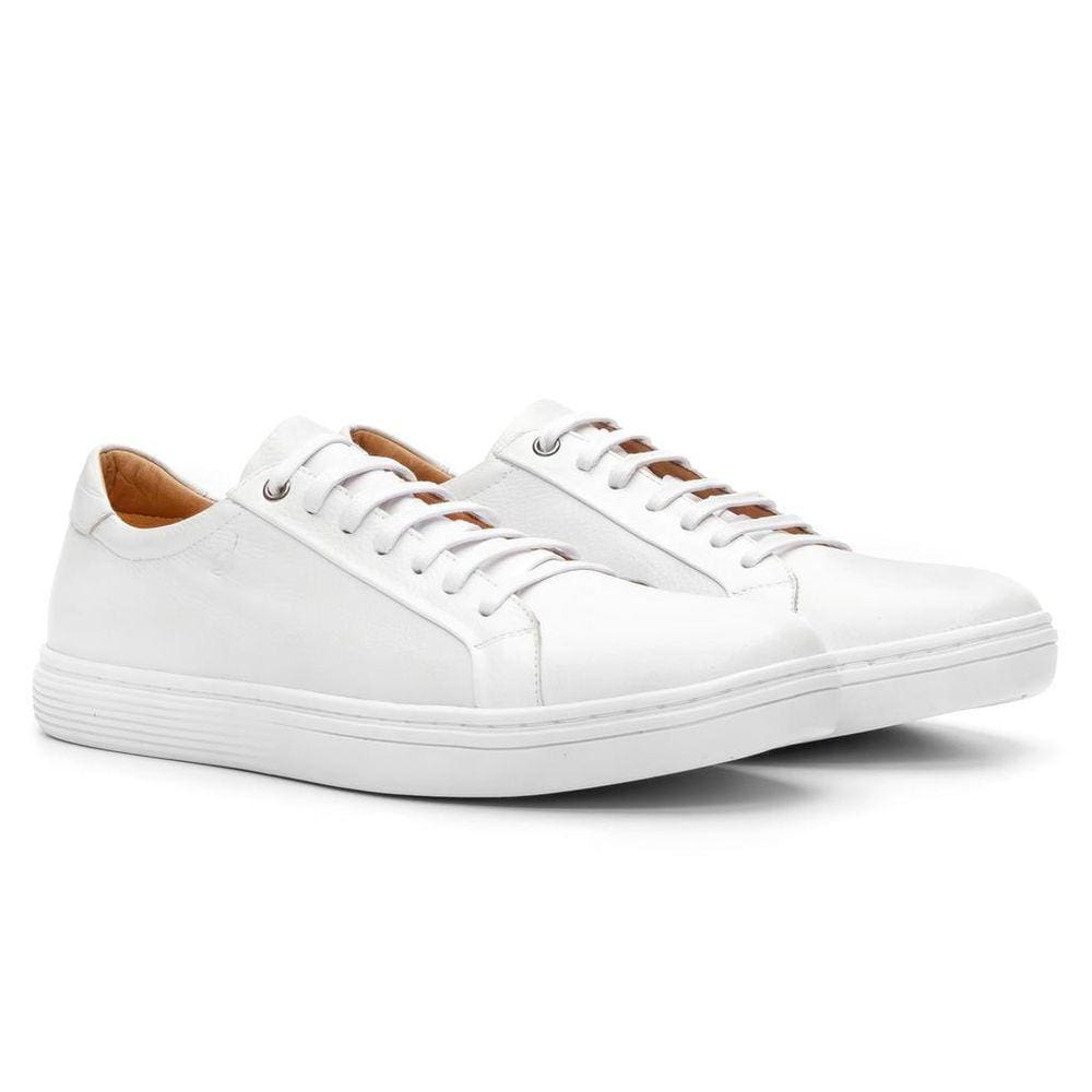 Tênis Masculino Couro Floater Branco 2500