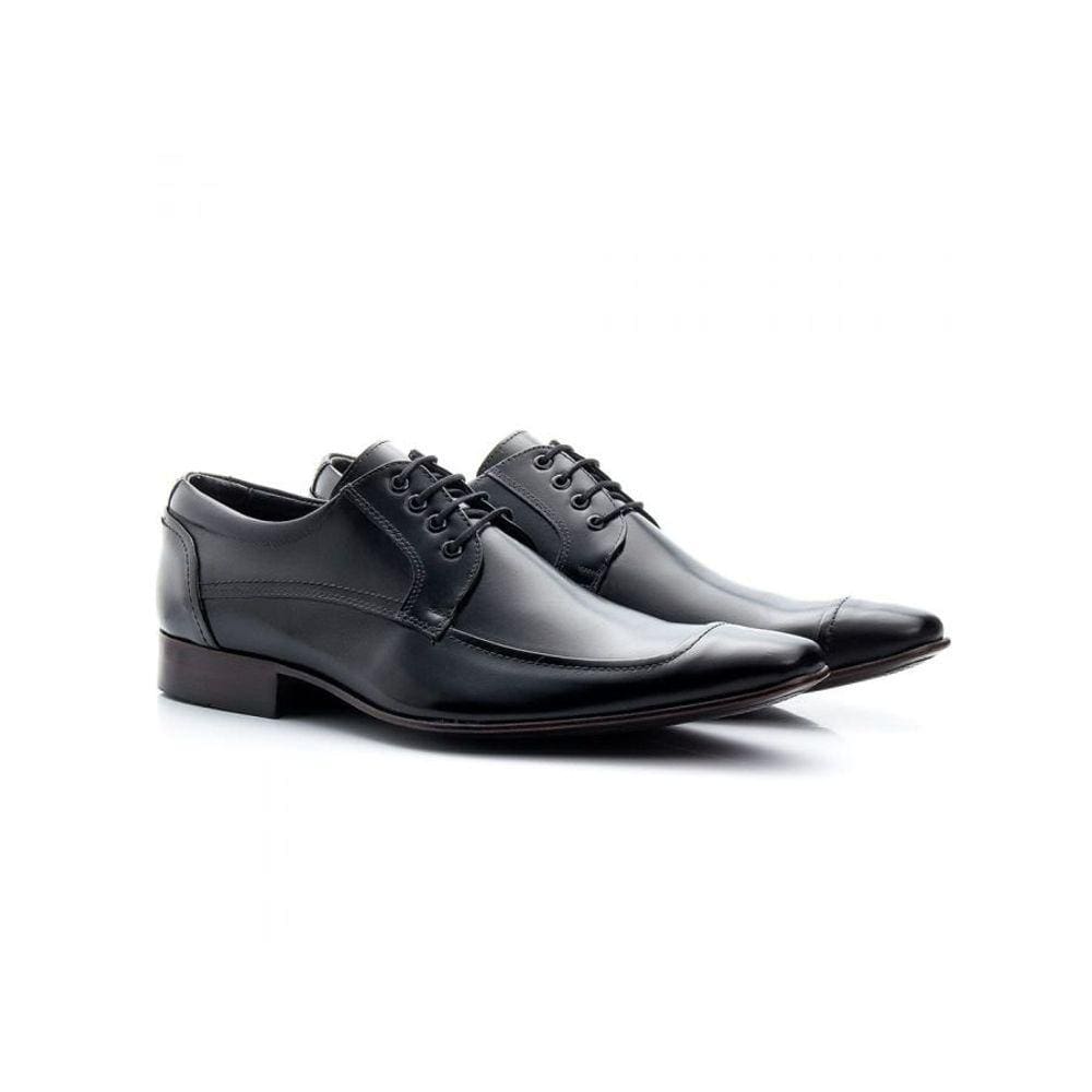Sapato Social Masculino Francawear Couro Preto 371
