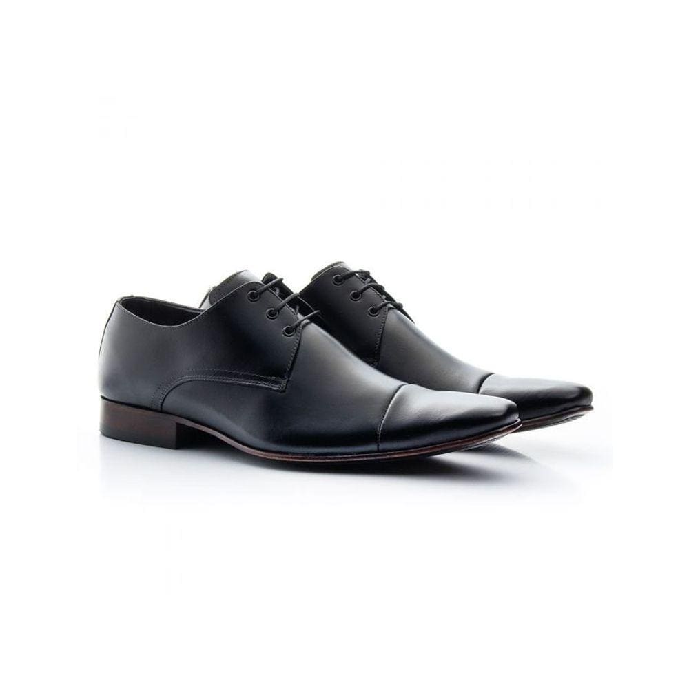 Sapato Social Masculino Francawear Couro Preto 307
