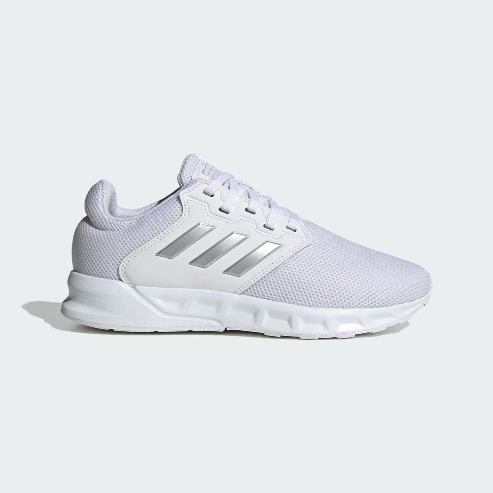 Tênis Adidas Feminino Neo Showtheway Corrida Branco + Cinza