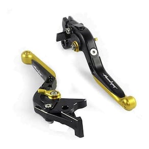 Manete Extensível Esportivo Cb 600F Hornet Preto Dourado