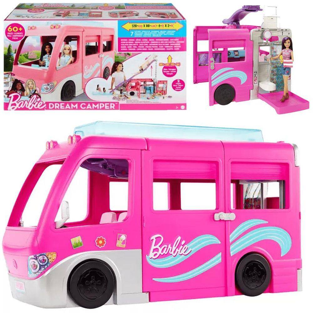 Carro da Barbie com Estação de Carregamento Mattel - Fátima Criança