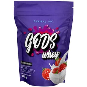 Whey Protein Concentrado Gods Whey 825g Canibal Morango