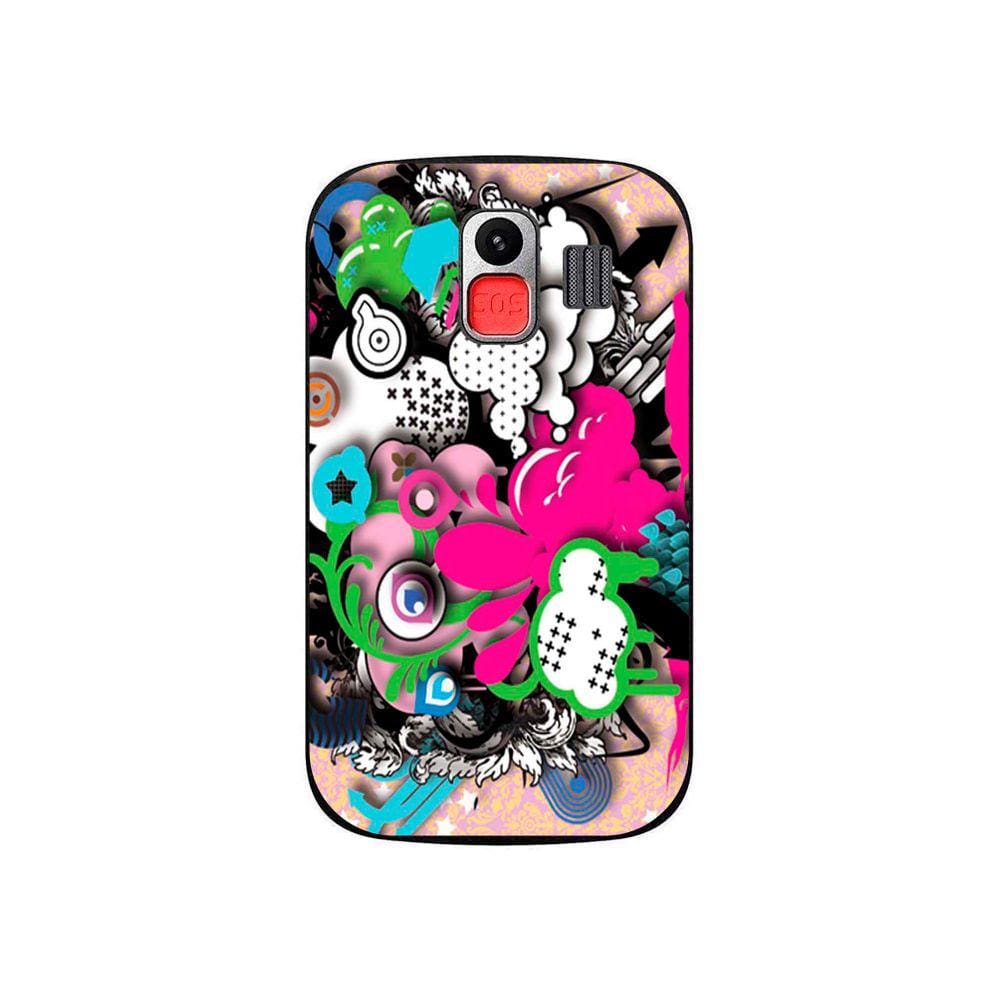 Capa Adesivo Skin104 Verso Para Blu Joy