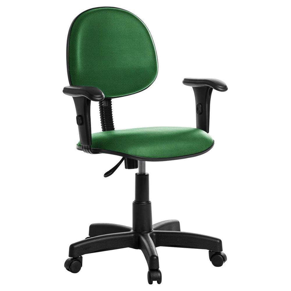 Cadeira De Escritório Executiva Com Braço Rj Verde
