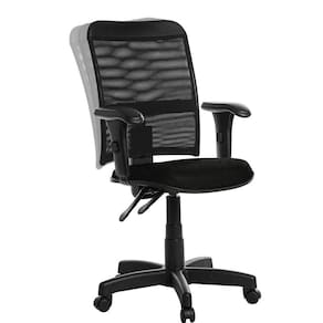 Cadeira De Escritório Ergonômica Tela Com Braço Rcp Preto