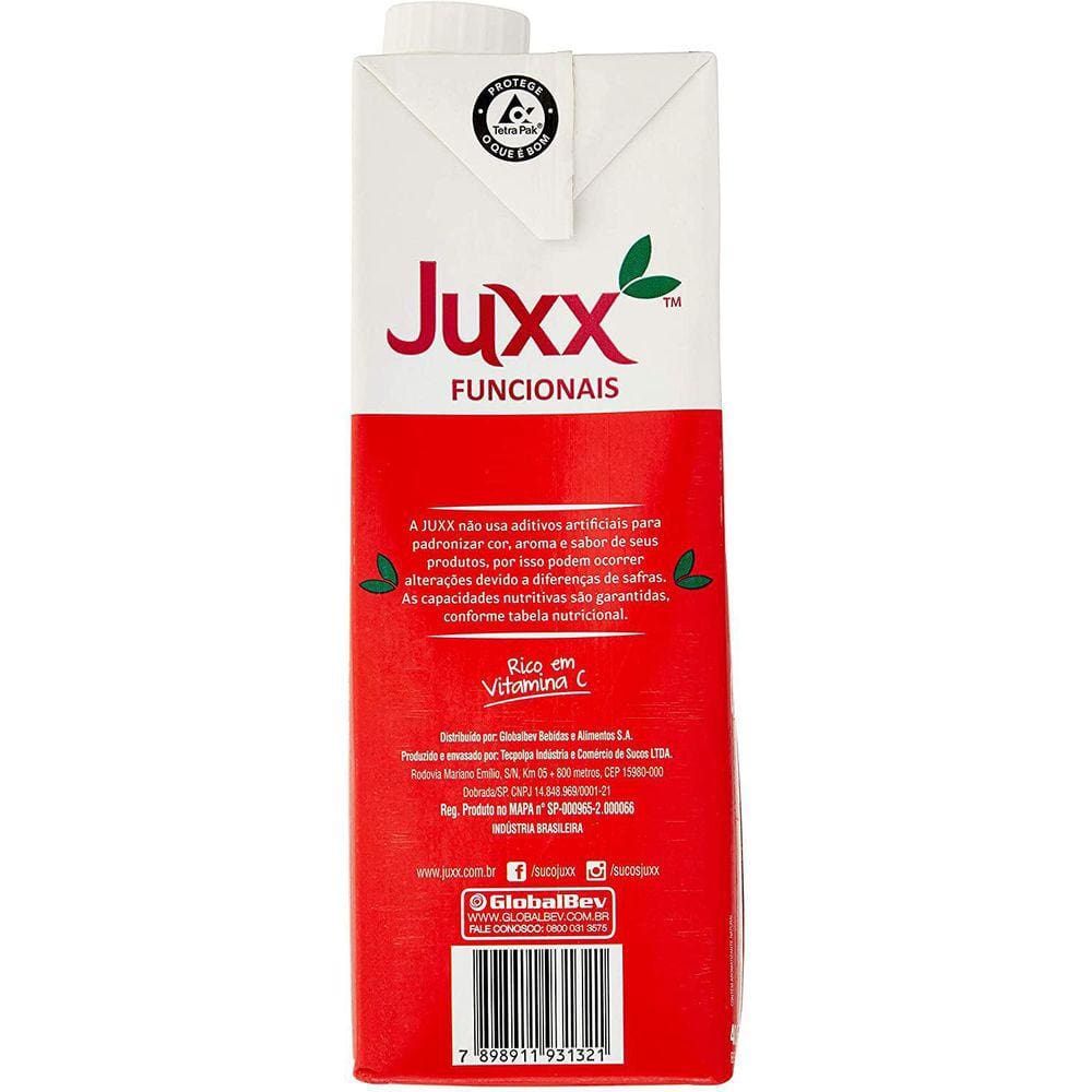 Suco De Cranberry Com Morango Juxx 1L - 12Un