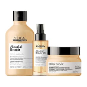 Kit L`Oréal Pro Absolut Repair Gold Quinoa -Sh E Másc E Óleo