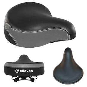 Selim Banco De Bicicleta Beach Bike 2 Molas Praia Preto - Elleven - Super Confortável