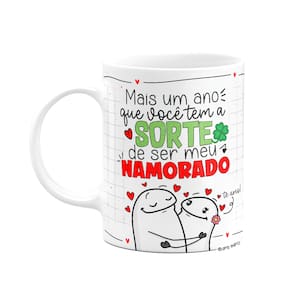 Caneca Flork Namorados - Sorte de ser seu namorado